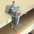 3.5 INCH Aluminum Mini Small Jewelers Hobby Clamp On Table Bench Vise Vice Tool