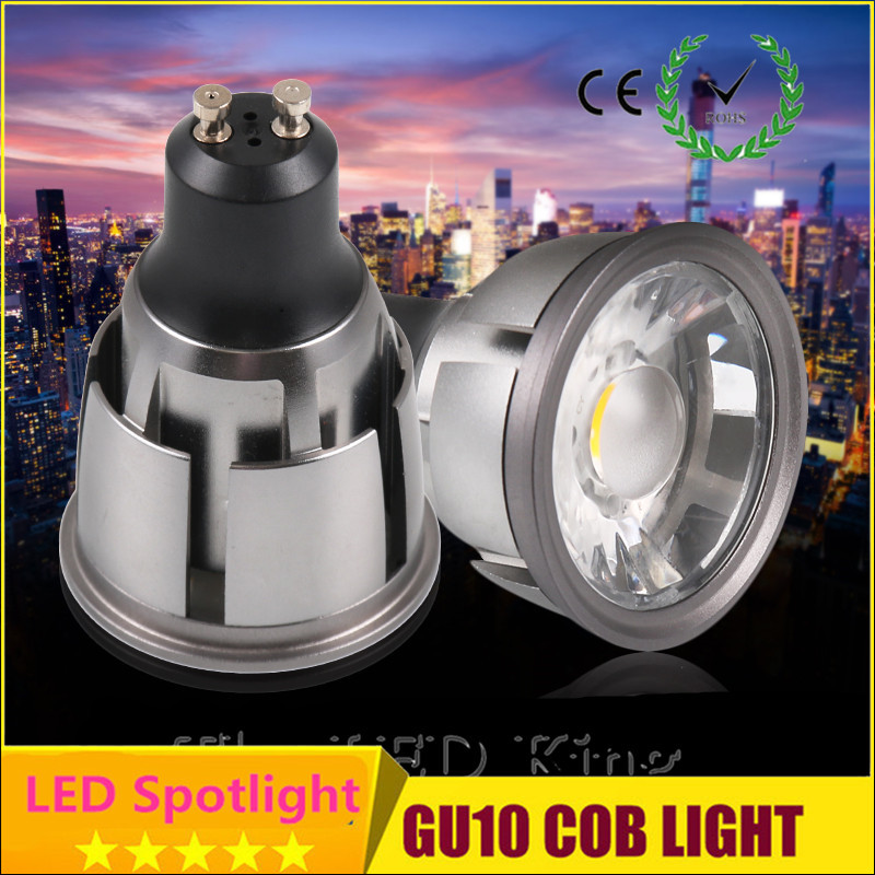 New Super Bright GU 10 Bulbs Light Warm/White 12V 110V 220V 6W 9W 12W GU10 COB LED lamp light GU 10 led Spotligh