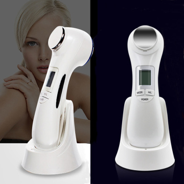 5 in 1 LED RF Photon Therapy Facial Skin Lifting Rejuvenation Vibration Device Machine EMS Ion Microcurrent Mesotherapy Massager