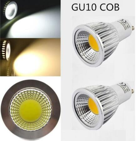 1pcs Super Bright GU 10 Bulbs Light Dimmable Led 85-265V 9W 12W 15W GU10 COB LED lamp light GU10 e14 e27 b22 led Spotlight