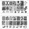 1PCS/lot Design Nail Art Image Plastic Plate DIY Image Template