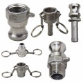 1pc 304 Stainless Steel Homebrew Camlock Fitting Adapter 1/2" MPT FPT Barb Camlock Quick Disconnect For Hose Pumps Fittings