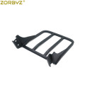 ZORBYZ Motorcycle Black / Chrome Sissy Bar Backrest Luggage Rack Rear Carrier For Yamaha Virago XV535 1994