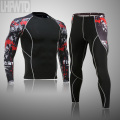 new round Collar Winter Thermal Underwear Men Long Johns Men Rashgard Shirt+pants Sets Warm Compression Underwear Thermo Men