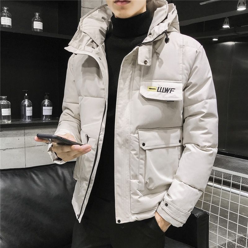 2020 New Winter Men Parka Big Pockets Casual Jacket Hooded Solid Color 5 colors Thicken And Warm hooded Outwear Coat Size 5XL