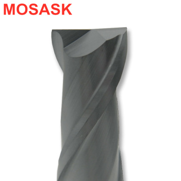 MOSASK 2 Flutes HRC45 Milling Cutter 2MM 3MM 4MM 6MM Tungsten Steel Solid Carbide Tools End Mills