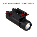 Airsoft Mini Pistol Gun Light QD Quick Detach Handgun Flashlight Tactical LED Rifle Weapon Torch for 20mm Rail Glock 17 19 18C