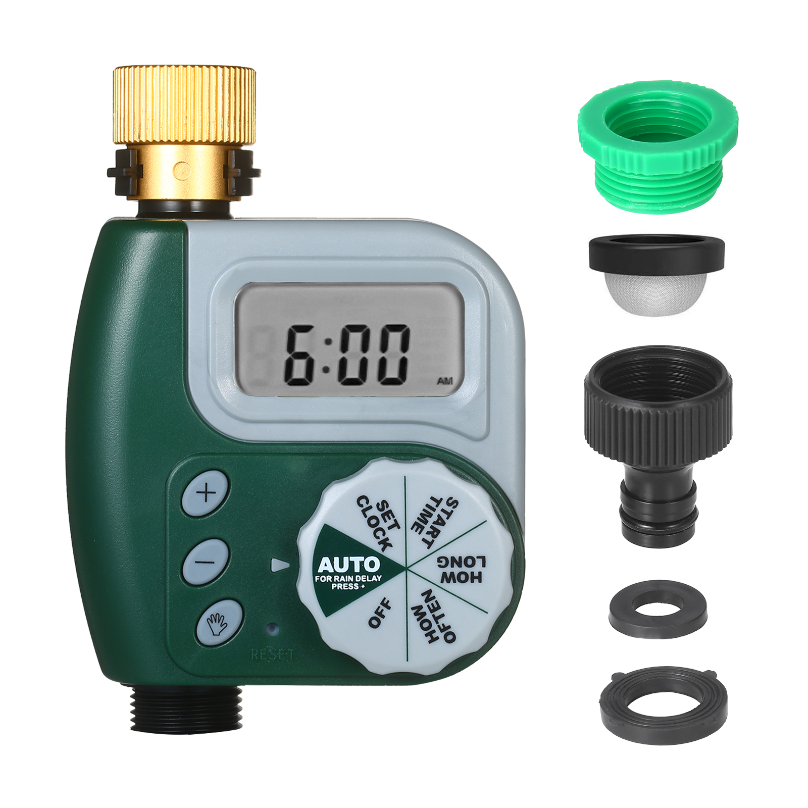 US/EU/UK Plug Digital Programmable Water Timer Weatherproof Garden Lawn Faucet Hose Timer Automatic Irrigation Controller