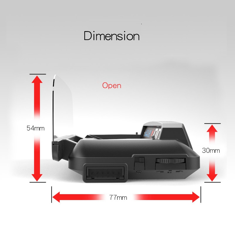 H400S Head Up Display Auto HUD OBD2 Car Speed Projector Speedometer Car Detector Oil Consumption