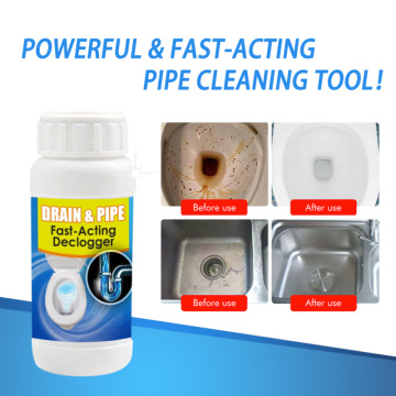 Drain&Pipe Toilet Cleaner Quick Foaming Fast-Acting Pipeline Dredger Kitchen Sewer Pipe Dredging Agent