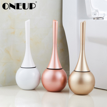 ONEUP Floor-standing Toilet Brush Holder For WC Household Cleaning Brush With Base Bathroom Accessories Long Handle Cleaner Tool