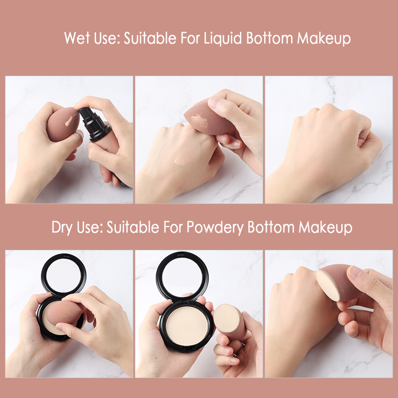 1PC Makeup Foundation Sponge Cosmetic Puff Beauty Egg Blending Foundation Smooth Sponge Water Drop Shape Make Up Tool Maquillage