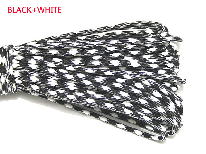 1pcs 550 Paracord Parachute Cord Lanyard Mil Spec Type III 7 Strand Core 100 FT 23 Colors For Climbing Camping / Bracelet