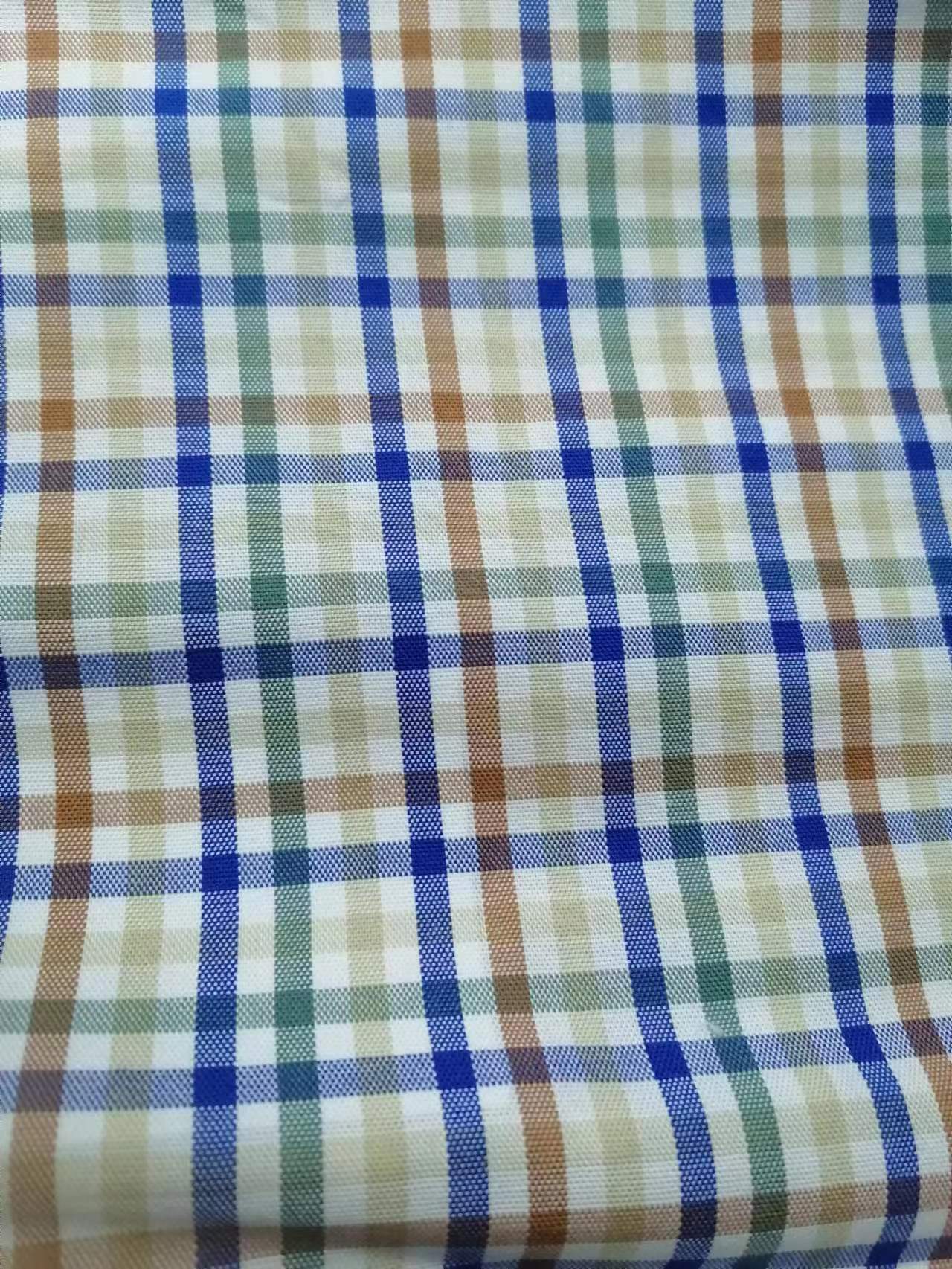 WOVEN 100% Cotton yarn dyd man shirt fabric 2