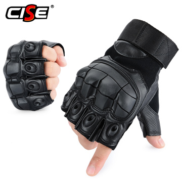 Men Fingerless Gloves Touchscreen PU Leather Motorcycle Half Finger Glove Motorbike Motocross Moto Riding Pit Biker Gear Summer