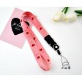 2 IN 1 Detachable Buckle Mobile Phone Straps Black Pink Cute Love Heart Multi-function Phone Lanyard Neck Strap Rope Wholesale