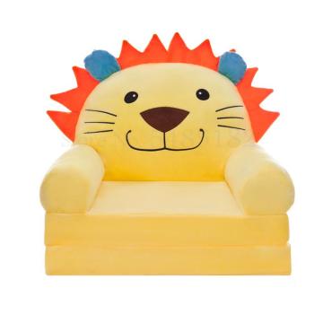 1000 Cartoon folding children's small sofa baby learning chair lazy sofa kindergarten boy and girl stool removable and washable