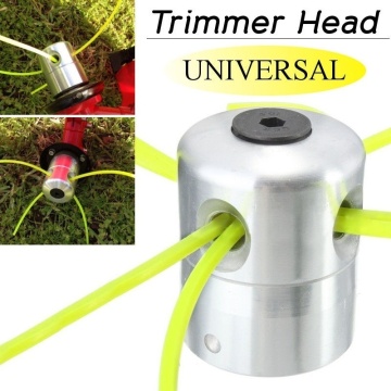 Universal Aluminum Trimmer Head With Four Trimmer Lines For Brush Cutter Grass Trimmer