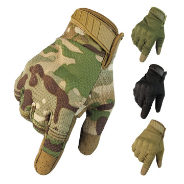 1Pair Tactical Hiking Glove Wear-resistant Army Military Glove Outdoor Shooting Paintball Hunting Full Finger Touch Screen Glove