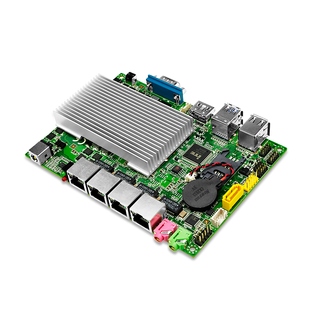 Qotom Mini PC 4 lan Core i3 i5 i7 Pfsense Firewall Micro Fanless Mini PC Linux Ubuntu Server Computer Q355G4 Q375G4