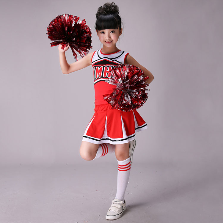 Children Competition Cheerleaders Girl School Team Uniforms KidS Performance Costume Sets Girls Class Suit Kid Girl School Suits