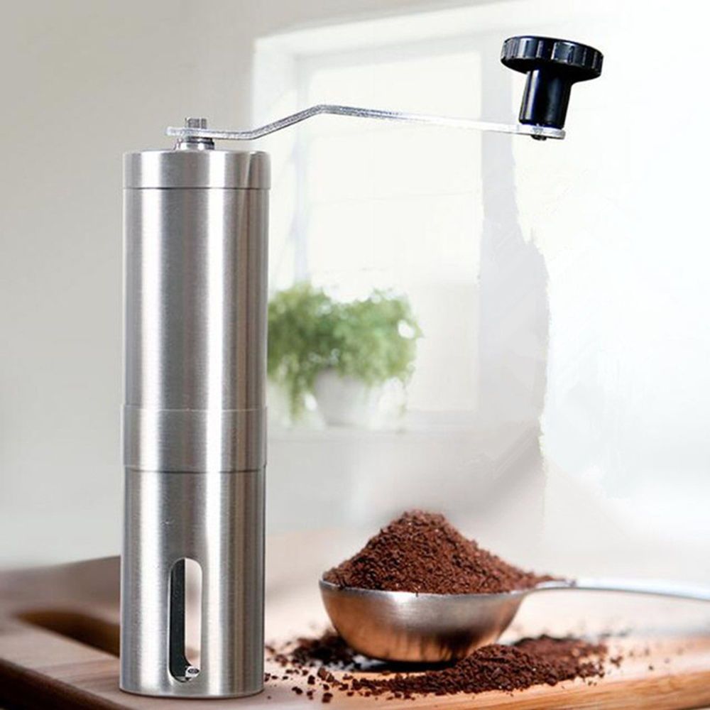 Mini Coffee Grinder Stainless Steel Handmade Coffee Bean Grinder Crocus Grinders Nespresso Dolce Gusto Capsule Gift