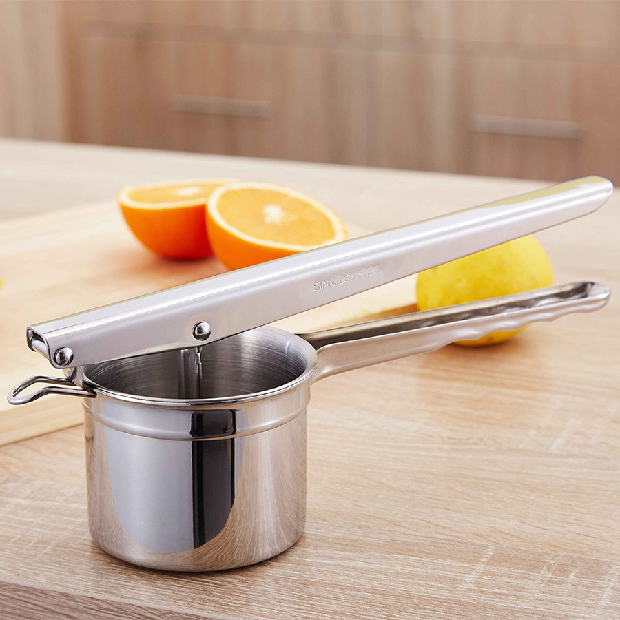 Stainless steel mashed potato making machine Kitchen vegetable juicer Lemon orange juicer,Manual fruit juicer