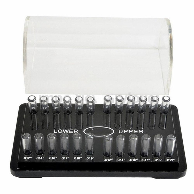 1Pc Dental Orthodontic Round & Square arch wire Holder Acrylic Organizer Holder Case for Orthodontic Preformed Wire