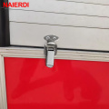 4PC NAIERDI-J105 Cabinet Box Locks Spring Loaded Latch Catch Toggle 27*63 Iron Hasps For Sliding Door Window Furniture Hardware