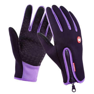 Winter Gloves Anti Slip Windproof Thermal Warm Touchscreen Glove Breathable Fleece Winter Men Women Black Skiing Gloves