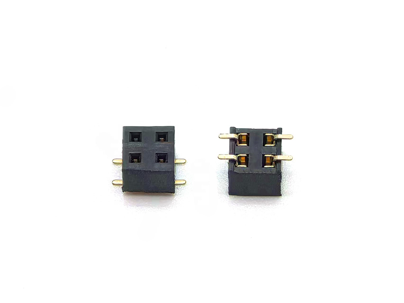 2.54mm Pitch Female Header Connector Dual Row SMT U-type H3.5mm 2*2P