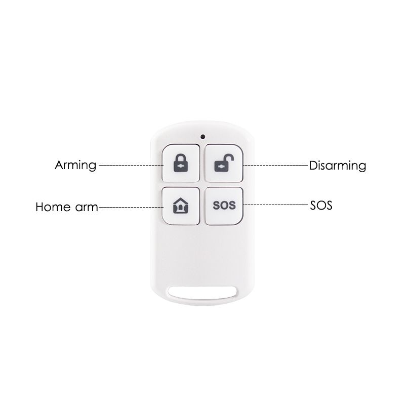 433MHZ Wireless Remote Controller for our PG103 PG168 Home Security WIFI GSM Alarm System