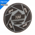 New Arrival 10pcs/set EPT Poker Chips with Value Professional Casino Chip Gambling Chips Home Games Fancy Handfeel Ceramic Chips