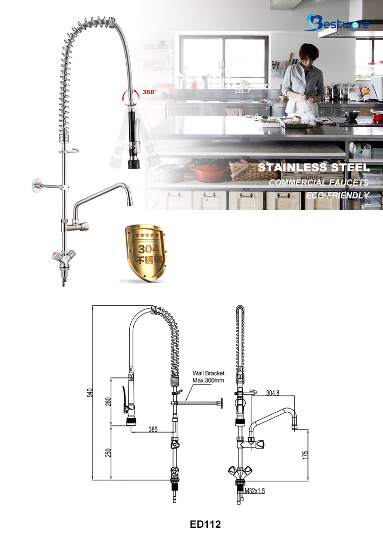 Pull-out Faucet Without Dead Space Flushing