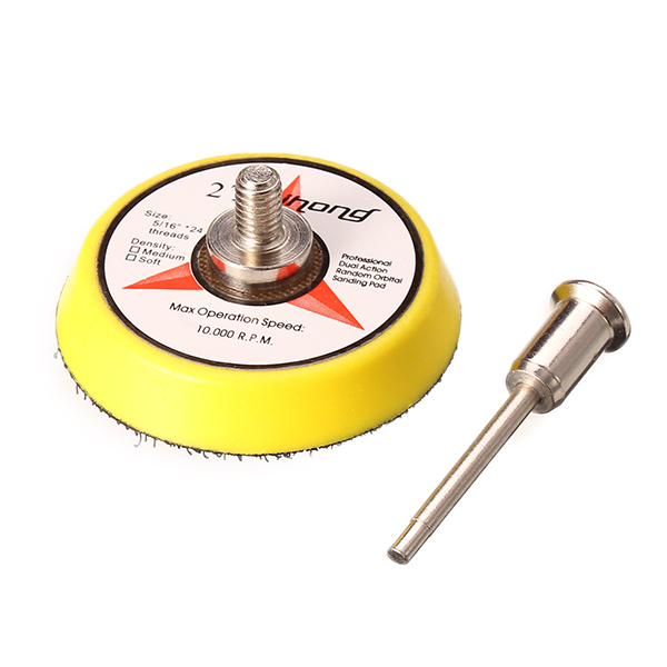 2 Inch / 3 Inch Sticky Backing Pad Polishing Sander Backer Plate With 1/8 Inch Shank for Dremel Abrasive Tools