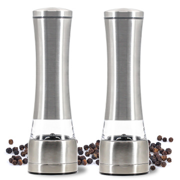 Quality Stainless Steel Pepper Grinder Mill Adjustable Manual Mill for Seasoning Spice Ceramic Burr Mills for Kitchen Tools