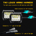 New Arrival 300W/180W Roof Spotlight High Power Switch Wiring Harness One -To-One Universal LED Pods Wiring Harness Kits