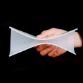500x500mm Silicone rubber sheet transparent translucent plate mat high temperature resistance 100% pad
