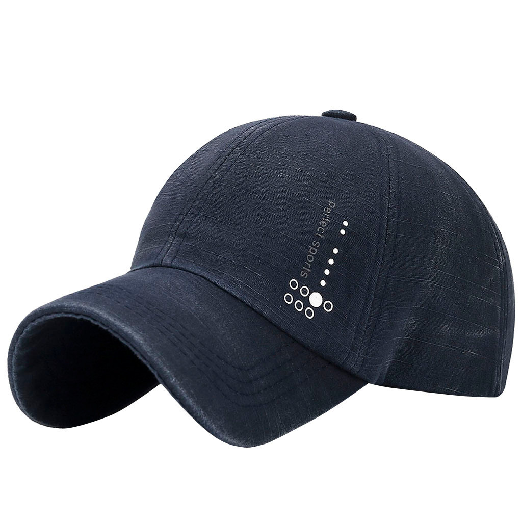 Men Plain Washed Cap Casual Sport Cotton Adjustable Baseball Cap Hip-hop Hat Designer Luxury Cappello da donna 2019 New#20