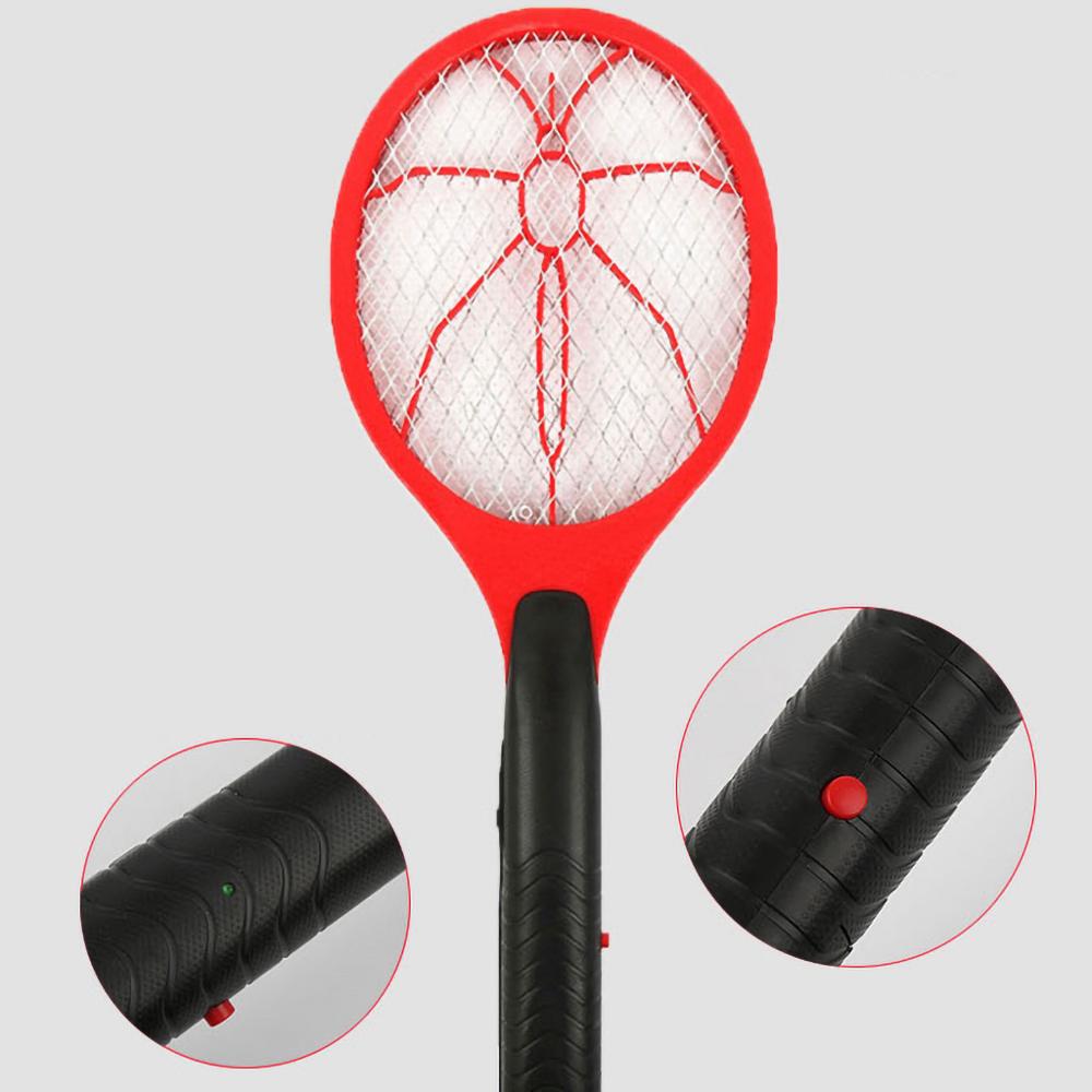 Electric Bug Pest Insect Fly Handheld Racket Killer Mosquito Swatter Home Garden Pest Bug Fly Mosquito Zapper Swatter Killer L*5