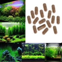 40 Pcs Aquatic Plant Water Grass Root Fertilizer Condensed Aquarium Safe Fish Tank Cylinder Water Grass Nutrition Fertilizer