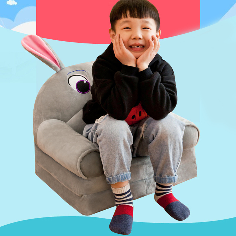 Baby Kids Only Cover NO Filling Cartoon Crown Seat Children Chair Neat Skin Toddler Children Cover for Sofa Best Gifts appease