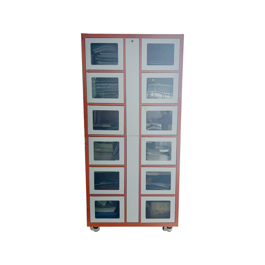stand alone 12 door cabinet