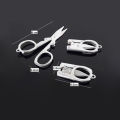 ISKYBOB EDC Folding Scissors Pocket Travel Small Cutter Crafts Sharp Blade Emergency