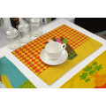 Modern Illustration Series Dining Table Cotton Linen Placemat Colorful Vase Print Western Food Mat Party Tableware Decoration