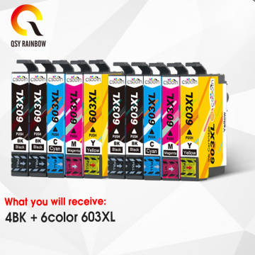 QSYRAINBOW Compatible T603XL 603XL Ink Cartridge for Epson XP-2100 XP-2105 XP-3100 XP-3105 XP-4100 XP-4105 WF-2810 WF-2830