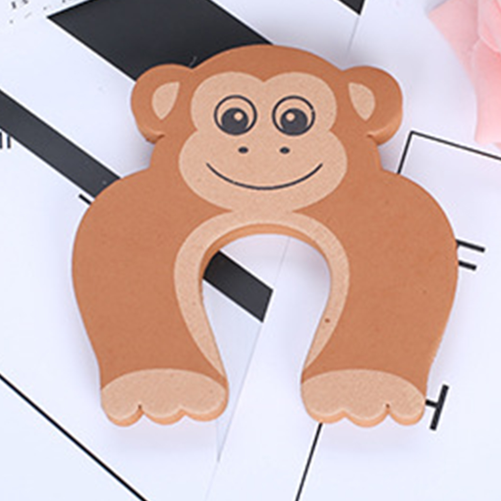 Acmer Stopper Lock Baby Foam Animal Door Stop Guard Pinch Jammer Finger Safety Cartoon Children RFID Blocking