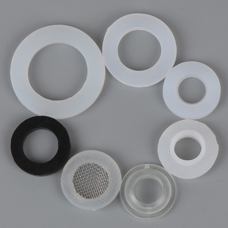 10pcs 1/2" 3/4" 1"Rubber Silicon PTFE Flat Gasket Sealing Ring for Shower Nozzle Hose Pipe Bellows Tube Washer Ring