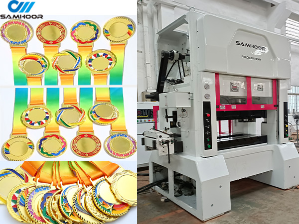 Badge metal stamping press machine