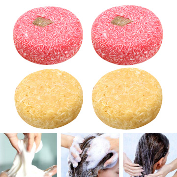 4pcs Natural Honey & Cinnamon Solid Shampoo Soap Anti-Dandruff Antipruritic